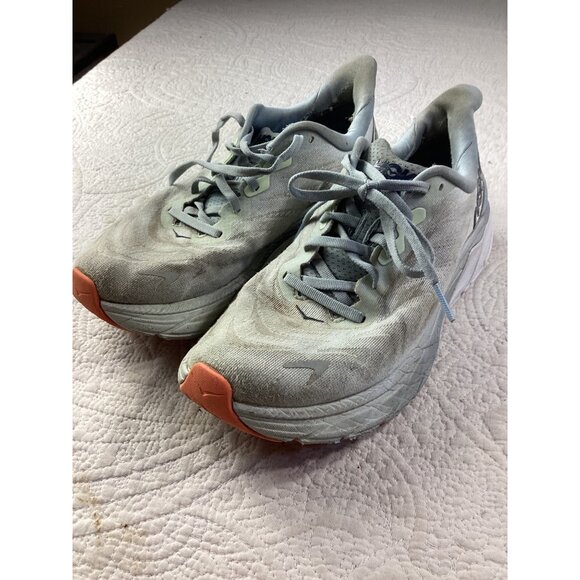 Hoka Arahi 6 Mens Running Shoes*Size 8.5*Gray & Orange*Lightweight Mesh Sneakers - Picture 1 of 11
